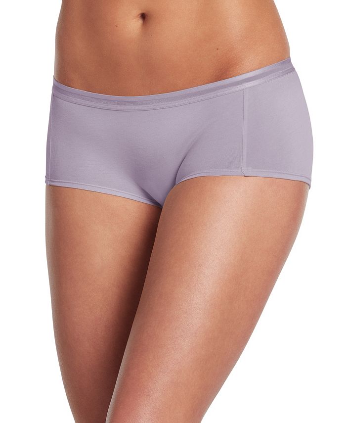 Jockey Women's Supima Cotton Allure Boyshort Tan Size 2XL