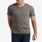 Lucky Brand Men's Venice Burnout V Neck T-Shirt Gray Size XXL