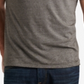 Lucky Brand Men's Venice Burnout V Neck T-Shirt Gray Size XXL