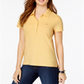Tommy Hilfiger Women's Core Polo Shirt Yellow Size XX-Large