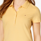 Tommy Hilfiger Women's Core Polo Shirt Yellow Size XX-Large