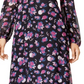 Bar III Womens Cold-Shoulder Maxi Dress Purple Size XX-Large