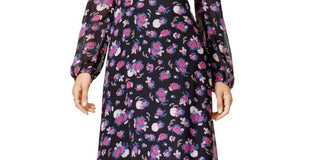 Bar III Womens Cold-Shoulder Maxi Dress Purple Size XX-Large