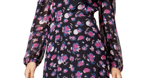 Bar III Womens Cold-Shoulder Maxi Dress Purple Size XX-Large