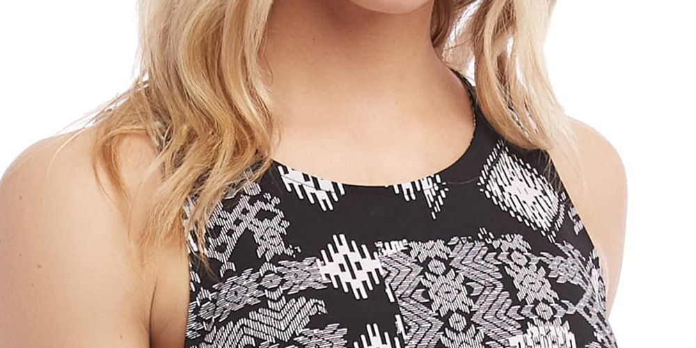 Karen Kane Women's Geo Print Chloe Dress Black Size S