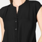 INC International Concepts Women's Twist Front Top Black Size Petite XL