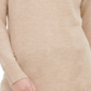 Calvin Klein Women's Button Detail Crewneck Sweater Brown Size Small