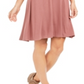 Style & Co Women's Swing Dress Pink Size X-Small