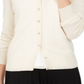 Charter Club Women's Cashmere Crystal-Button Cardigan White Size M