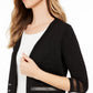 Jessica Howard Women's Illusion Hem Sweater Black Size Petite L