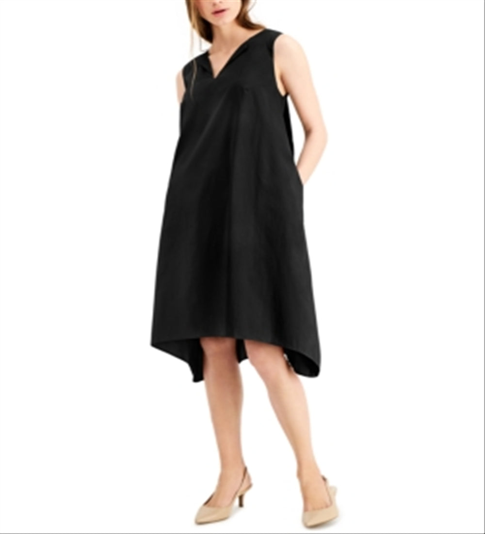 Alfani Handkerchief-Hem Dress Black Size XXL