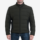 Michael Kors Men's Full Zip Down Mix Media Puffer Jacket Green Size XX-Large