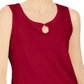 Karen Scott Women's Keyhole Hardware Tank Red Size X-Small