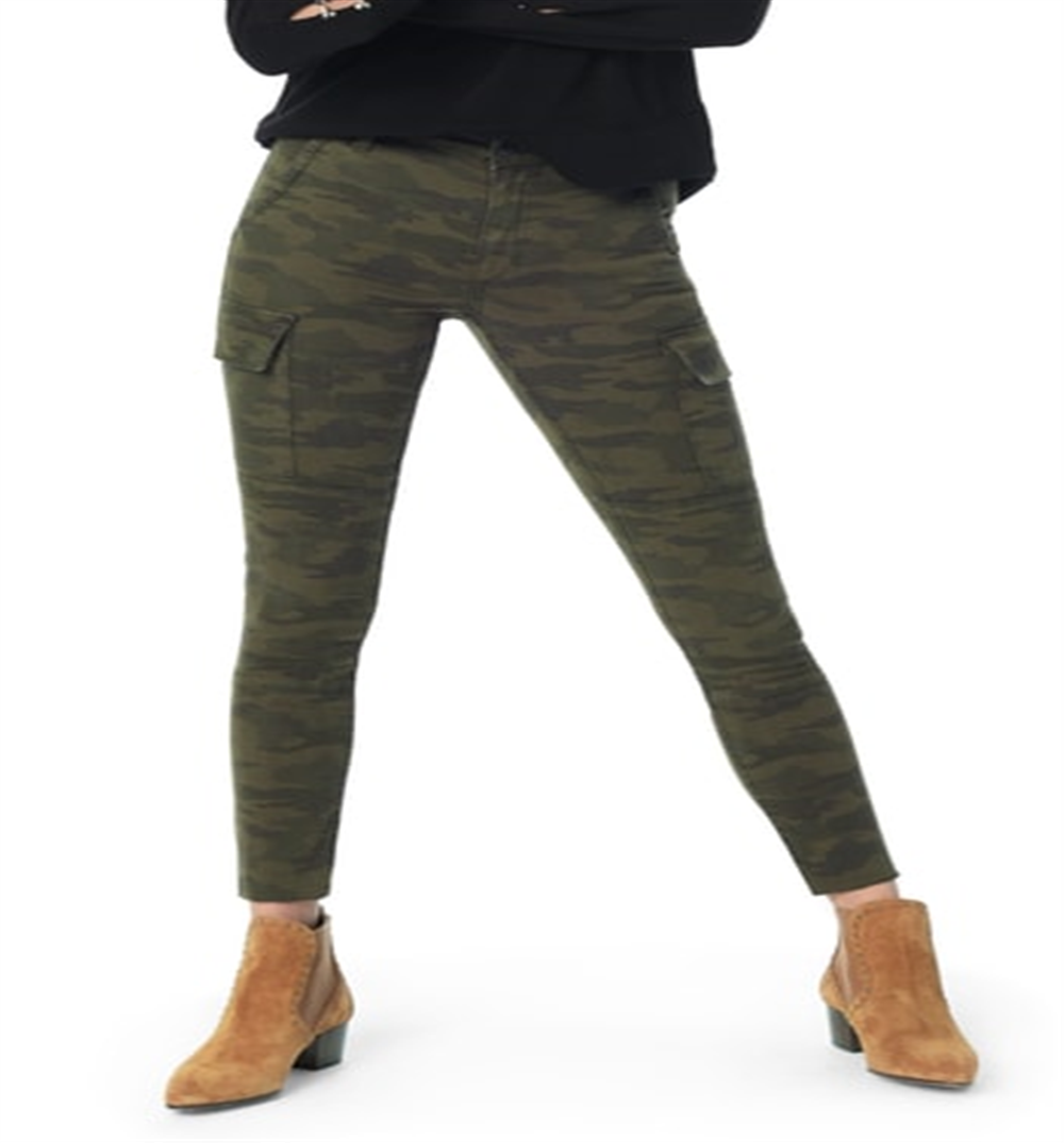 Joe's Jeans Women's Charlie Ankle Cargo Skinny Jeans Green Size 29