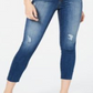 STS Blue Women's High Rise Cropped Skinny Jeans Blue  Size 32