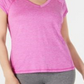 Ideology Women's Fitness Workout T-Shirt Pink Size X-Large