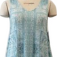 Style & Co. Women's Stretch Printed Casual Dress Blue Size XS