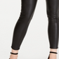 Kendall + Kylie Women's Faux Leather Skinny Pants Black Size 25