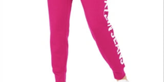 Calvin Klein Women's Jeans Graphic Jogger Pants Pink Size Small