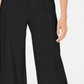 Inc International Concepts Women's Petite Side-Belt Wide-Leg Pants Black Size 8 P