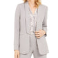Calvin Klein Women's Parker Open Front Blazer Gray Size 4 Petite