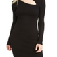 Guess Women's Zemira Pointelle Dress Black Size XL