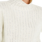 INC International Concepts Women's Embellished Turtleneck Sweater White Size S