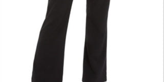 Alfani Women's Snap Waist Tummy Control Trousers Black Size -6