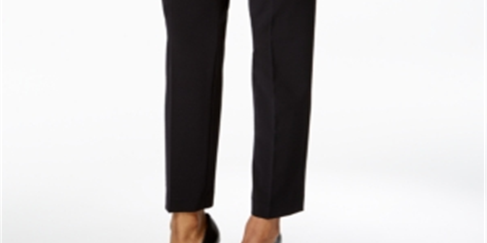 Nine West Women's Zip Pocket Pants Black Size 2