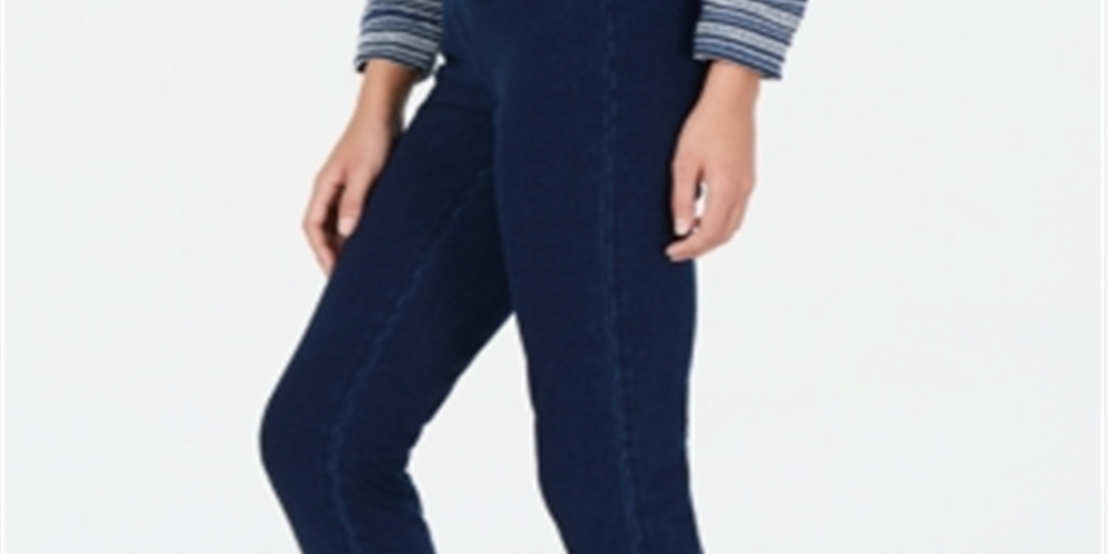 Style & Co Women's Soft Pull on Capri Pants Black Size 8