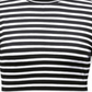 Style & Co Women's Striped Turtleneck Top Black Size -XL