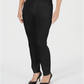 Alfani Women's Notched Pocket Slim Fit Pants Black Size 4