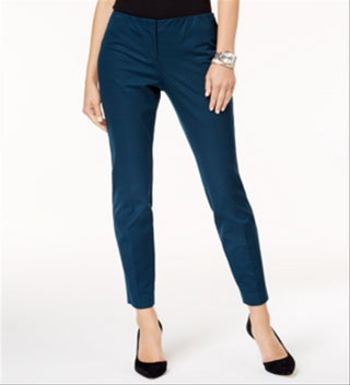 Alfani Women's Hollywood Casual Trouser Pants Blue Size 8