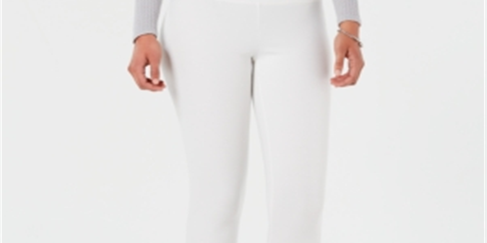 INC International Concepts Women's Fashion Shaping Leggings White Size XXXL