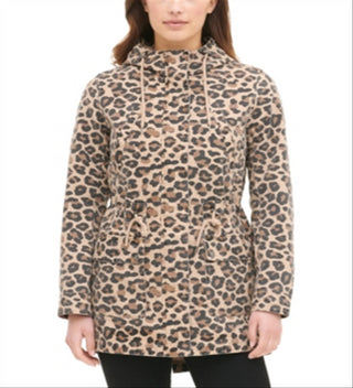 Levi's Women's Printed Cotton Hooded Jacket Yellow Size Large