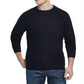 Weatherproof Vintage Men's Striped Crew Neck Sweater Black Size Medium