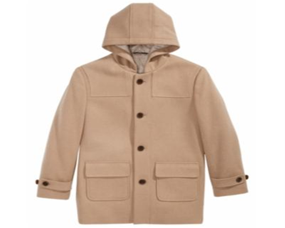 Ralph Lauren Big Boy's Plain Camel Coat Brown Size 8