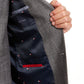 Tommy Hilfiger Men's Adams Wool Window Pane Two Button Blazer Gray Size 46