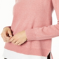 Charter Club Women's Cashmere Embellished Layered Look Sweater Pink Size Petite S/M