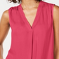 Alfani Women's V Neck Tank Top Pink Size Petite S/M