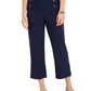 Charter Club Women's Cropped Sailor Pants Blue Size 16 Petite