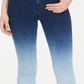 INC Internatinal Concepts Women's Ombre Skinny Jeans Blue Size 2