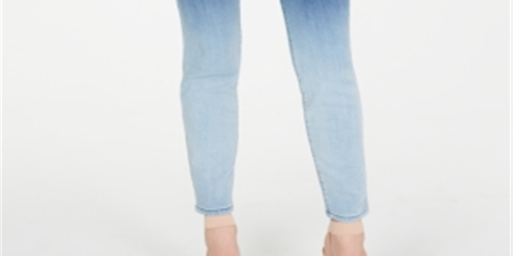 INC Internatinal Concepts Women's Ombre Skinny Jeans Blue Size 2