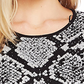 Vince Camuto Women's Animal Print Mini Sweaterdress -Gray Size XS