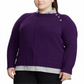 Ralph Lauren Women's Plus Shirt Purple Size 3X