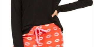 Jenni Women's Intimates Solid Sleepwear Black Size Medium