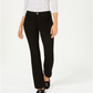 Charter Club Women's High Rise Classic Straight Leg Jeans -Black Size 16
