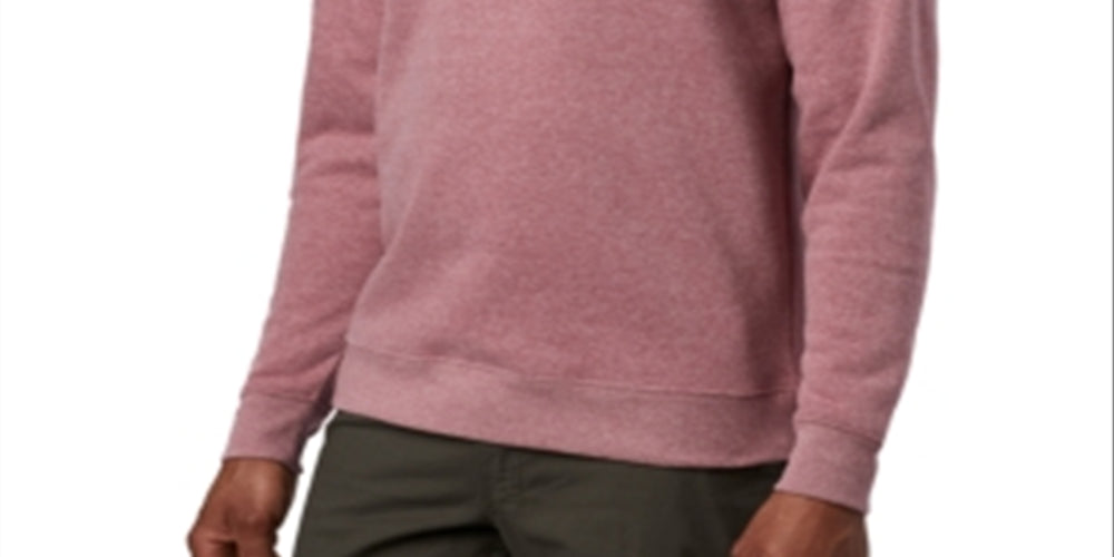 Columbia Men's Hart Mountain Crew Sweatshirt Pink Size L