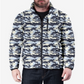 Hawke & Co. Men's Colorblocked Packable Down Blend Jacket Navy Size XX-Large