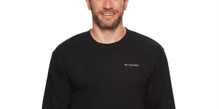 Columbia Men's Hart Mountain Ii Crew Sweatshirt Black Size 46
